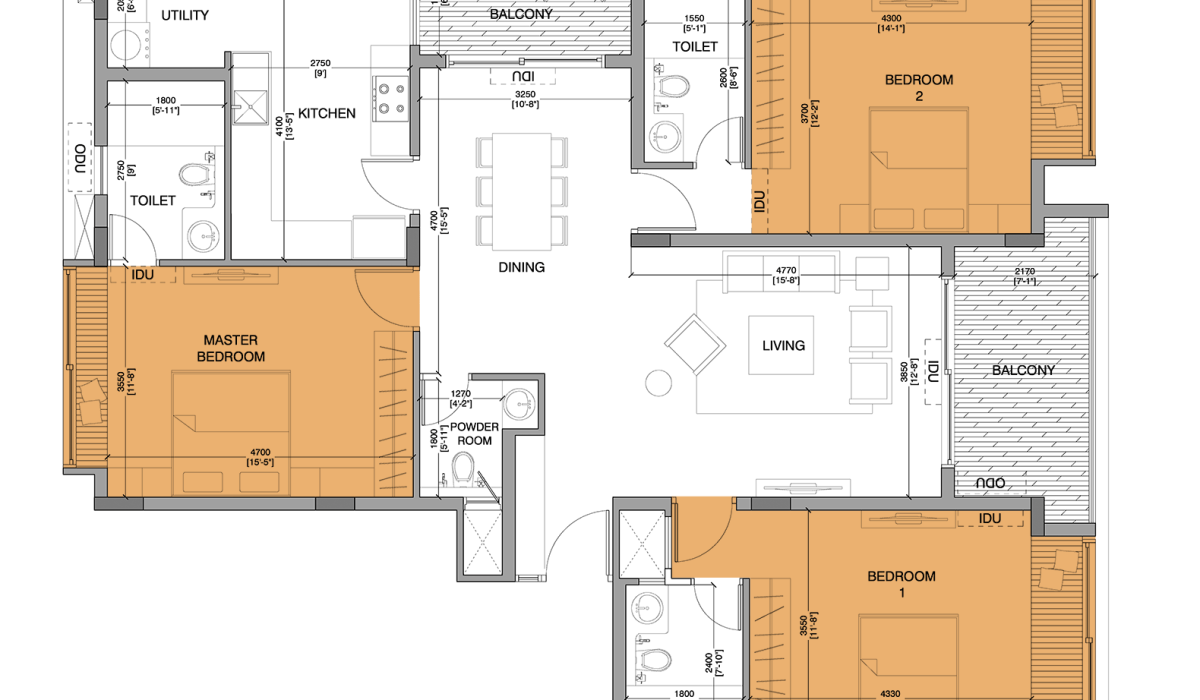 North-Unit-Bedrooms
